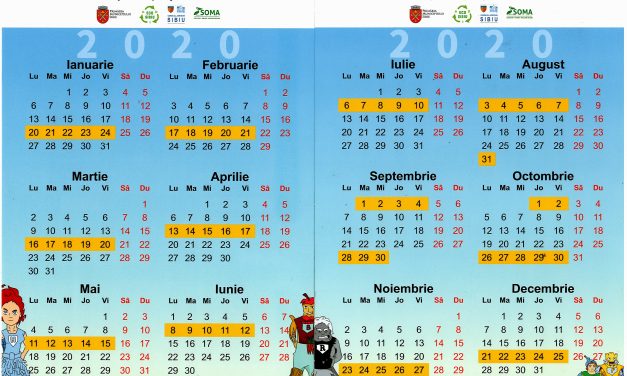 CALENDAR DE COLECTARE A DEȘEURILOR RECICLABILE ÎN ZONA RURALĂ ANUL 2020