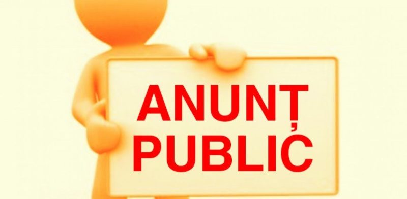 ANUNȚ – Programul Național de Cadastru și Carte Funciară (PNCCF)