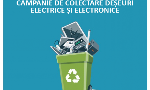 CAMPANIE DE COLECTARE DEȘEURI ELECTRICE ȘI ELECTRONICE – DEEE – SLIMNIC RECICLEAZĂ